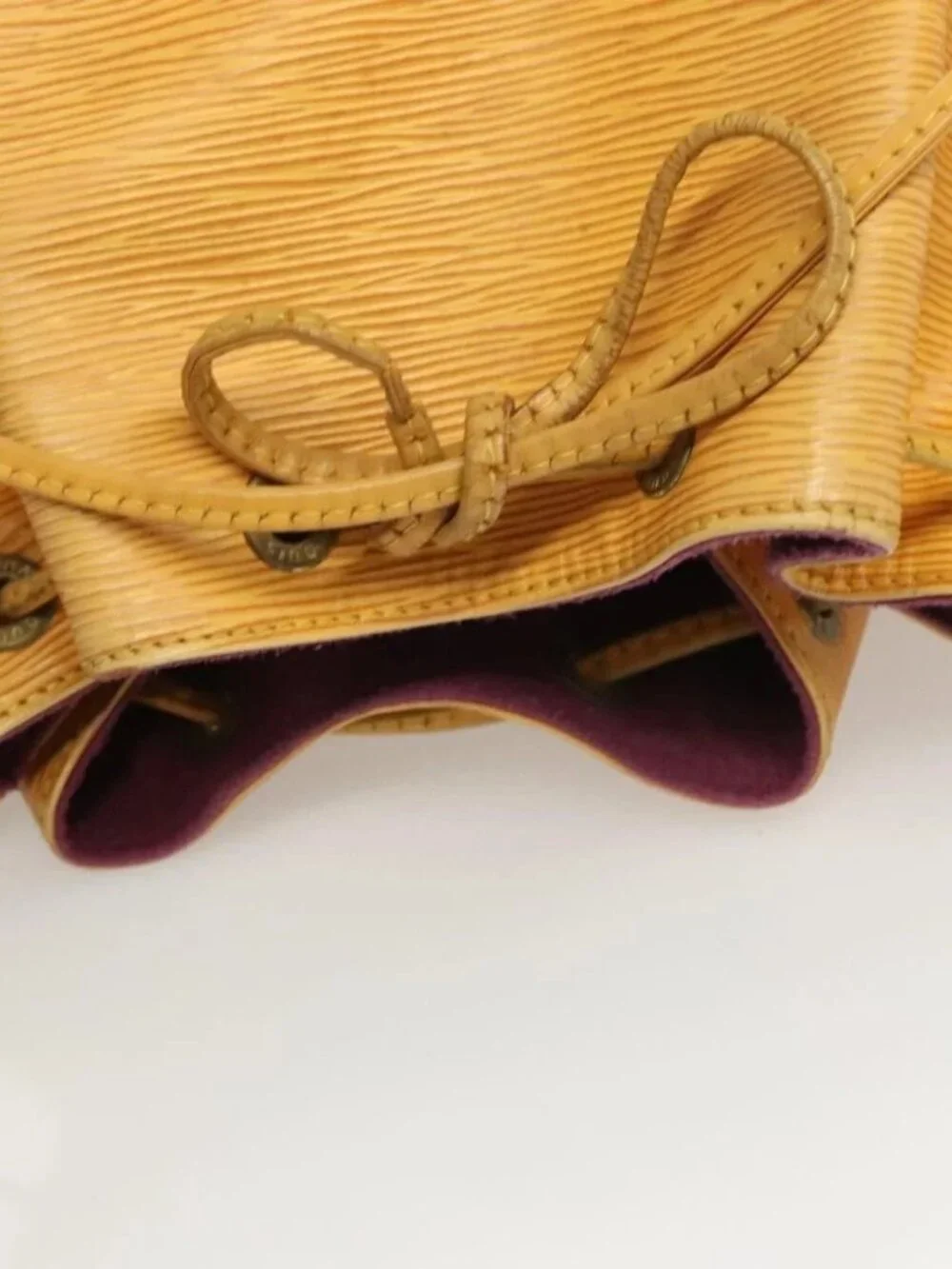 LOUIS VUITTON Epi Petit Noe Shoulder Bag Yellow M44109 LV Auth BD2091 - Picture 7 of 16